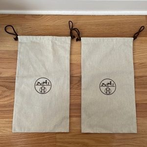 EMPTY Hermes 2 Dust Bag for Shoes Sandals/Sneakers